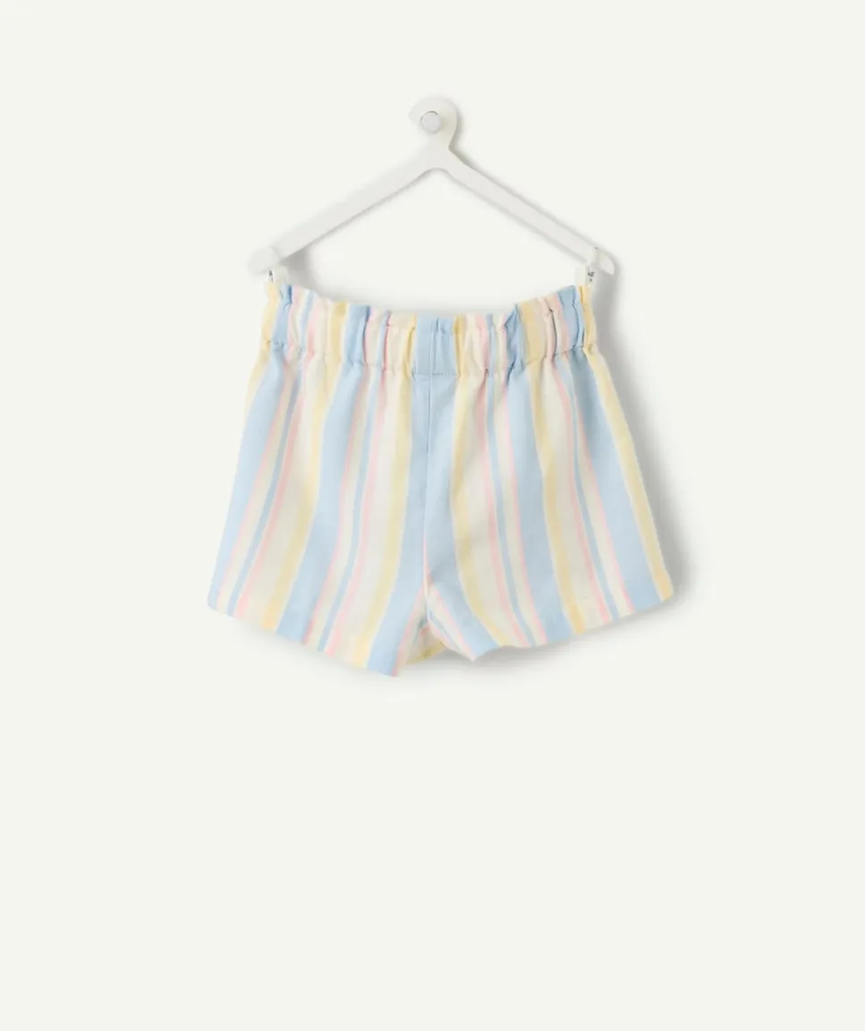 Short bébé fille rayé