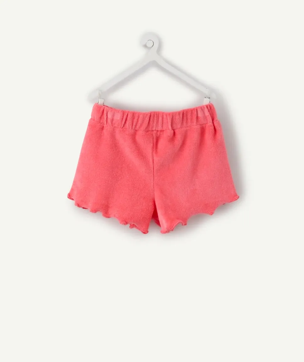 Short bébé fille rose éponge