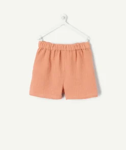 Short bébé garçon coton terracotta