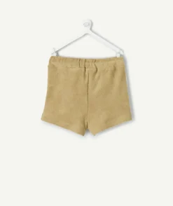Short bébé garçon éponge vert sauge