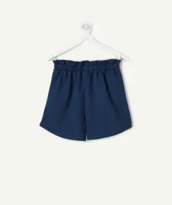 Short bleu fille imprimé cœurs coupe du monde france