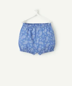 Short bloomer bébé fille en viscose labellisée imprimé cachemire