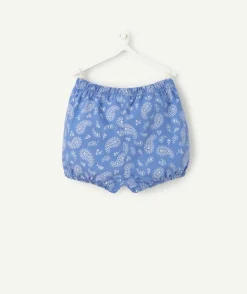 Short bloomer bébé fille en viscose labellisée imprimé cachemire