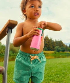 Short de bain bébé garçon imprimé bleu