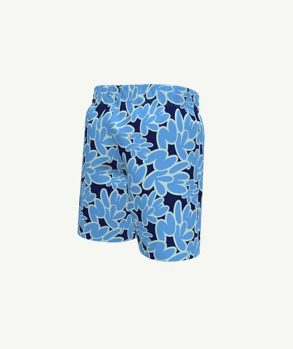 Short de bain garçon imprimé bleu nike