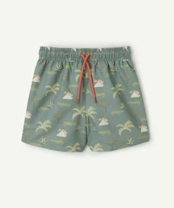 Short de bain garçon imprimé jungle