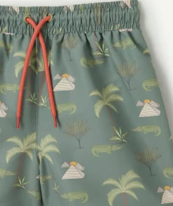 Short de bain garçon imprimé jungle