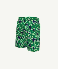 Short de bain garçon imprimé vert nike