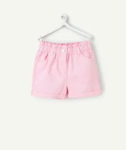 Short droit bébé fille rose