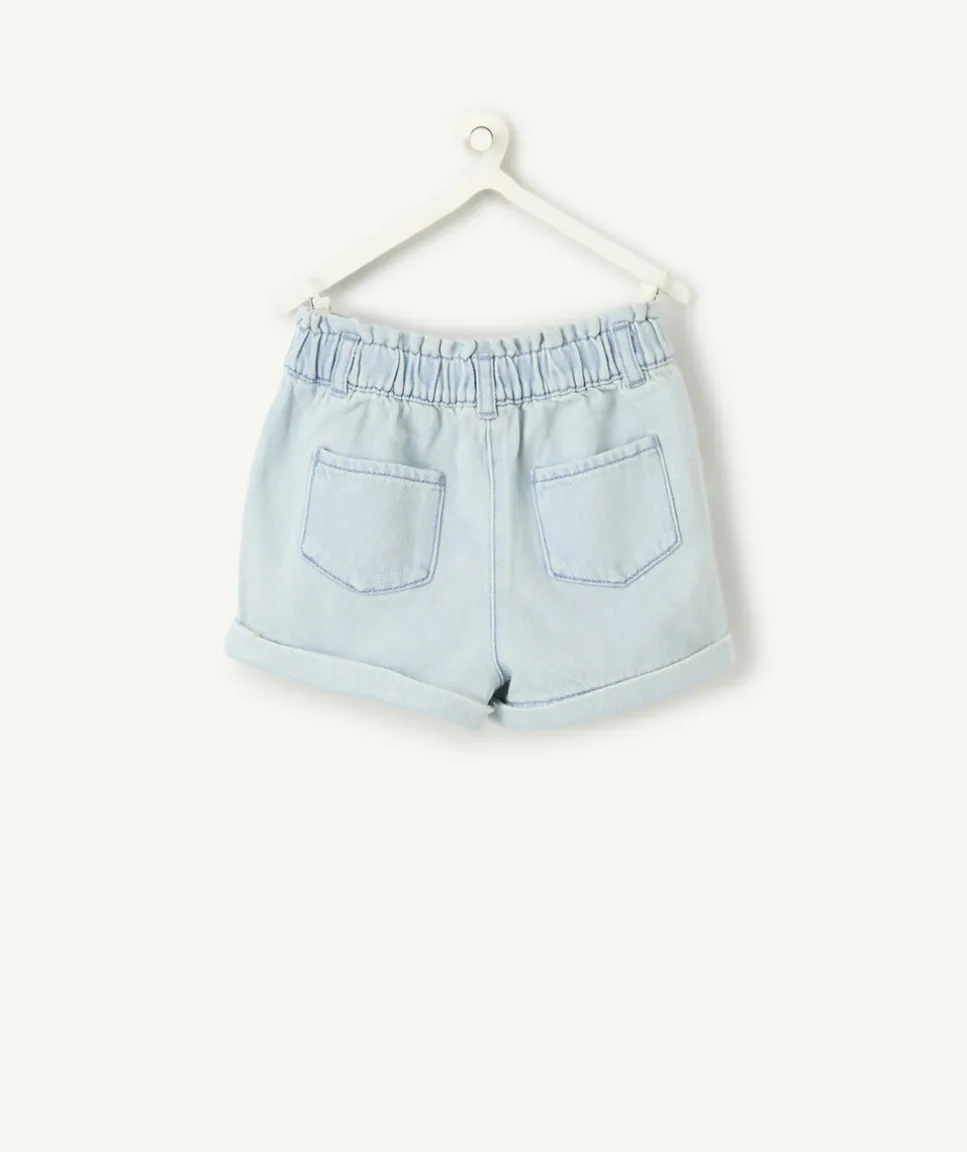 Short en jean bébé fille