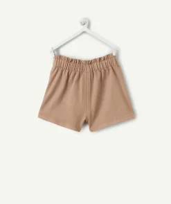 Short en jean bébé fille marron