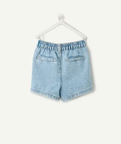 Short en jean bébé garçon bleu
