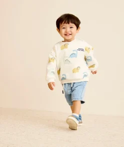 Short en jean bébé garçon bleu