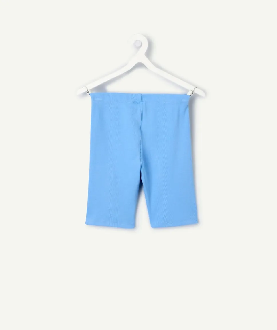 Short fille cycliste bleu