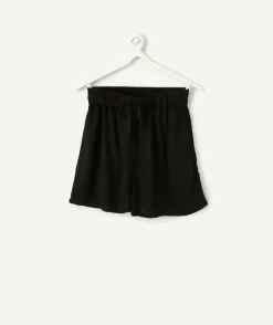 Short fille relax noir