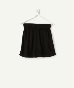 Short fille relax noir