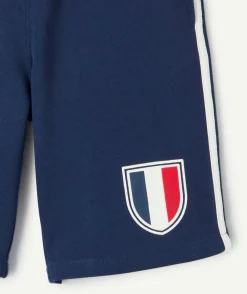 Short garçon bleu coupe du monde france