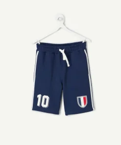 Short garçon bleu coupe du monde france