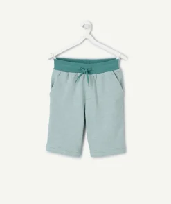 Short garçon droit vert