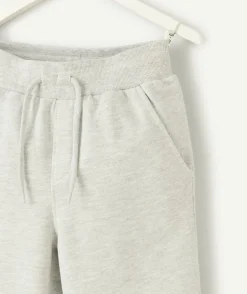 Short garçon gris chiné décontracté