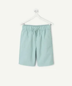 Short garçon vert menthe