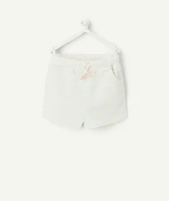 Short rayé blanc bébé garçon