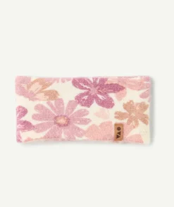 Snood bébé fille imprimé fleuri