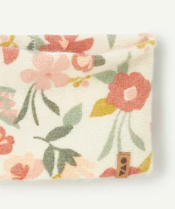 Snood bébé fille imprimé floral