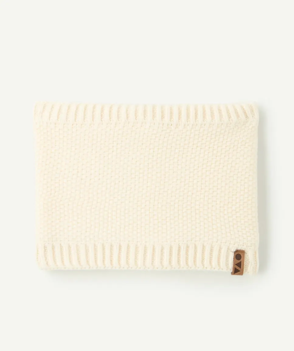 Snood bébé garçon écrue