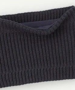 Snood bébé garçon en maille bleu marine