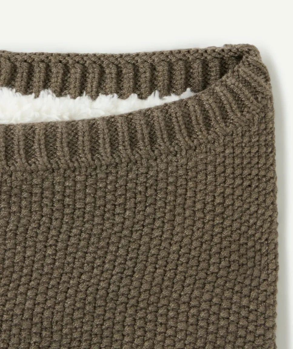 Snood bébé garçon kaki