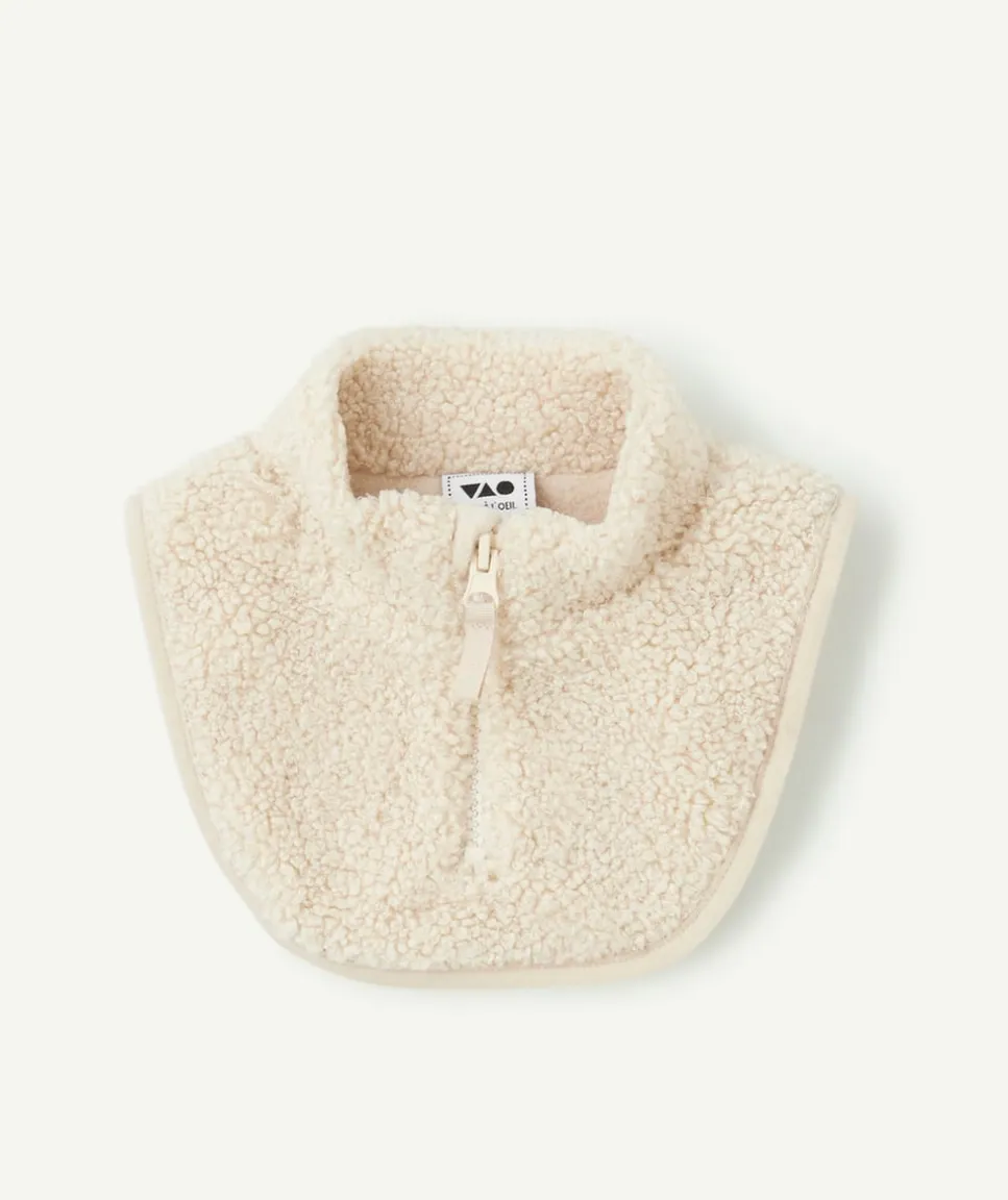 Snood bébé garçon polaire crème