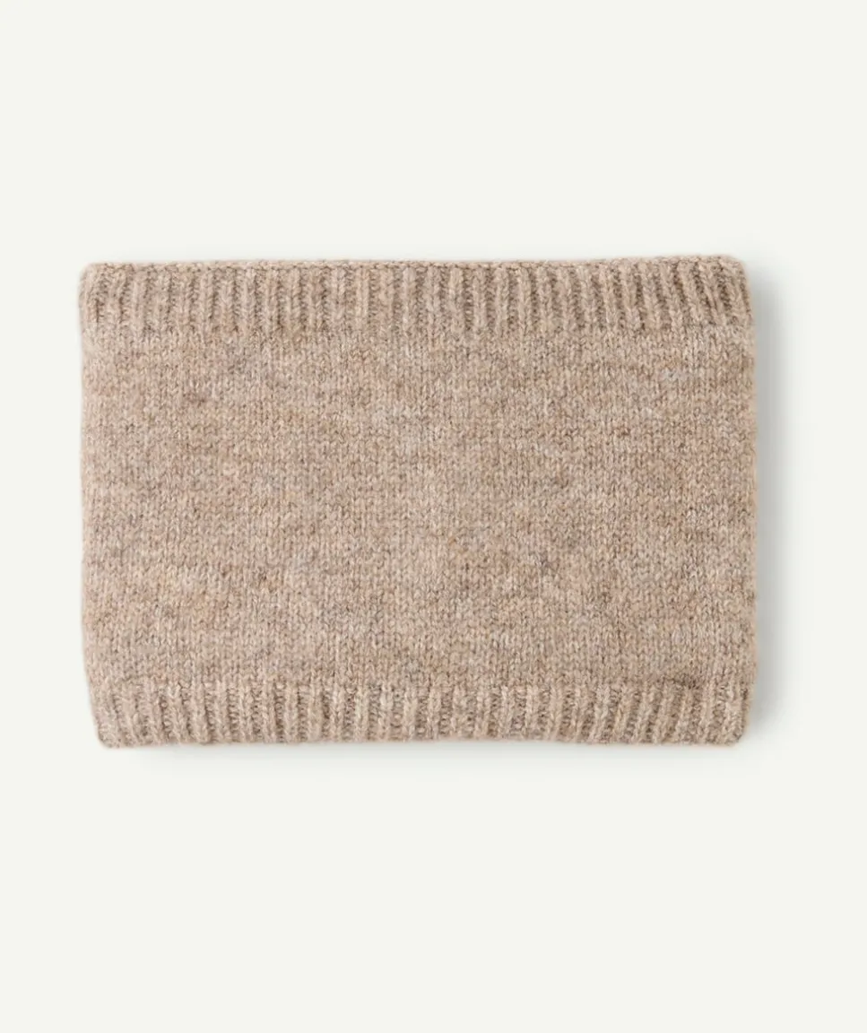 Snood bébé garçon taupe
