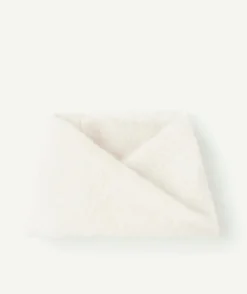 Snood croisé bébé fille blanc