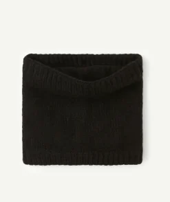 Snood fille noir en maille