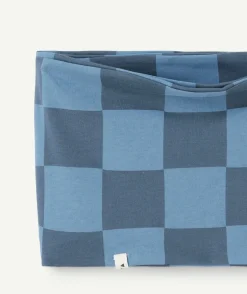 Snood garçon bleu et noir
