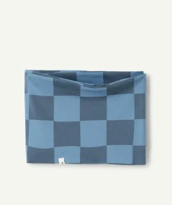 Snood garçon bleu et noir