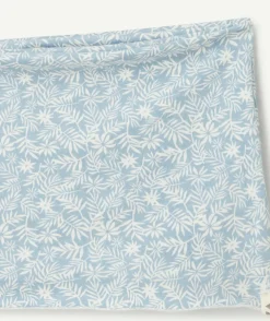 Snood garçon en coton imprimé bleu