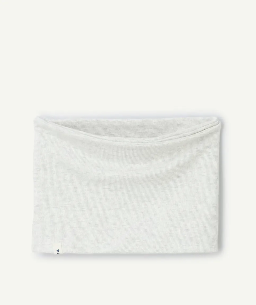 Snood gris chiné garçon