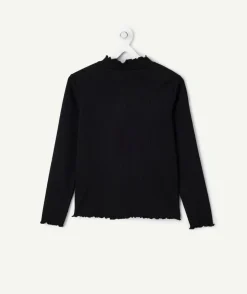 Sous-pull manches longues fille noir