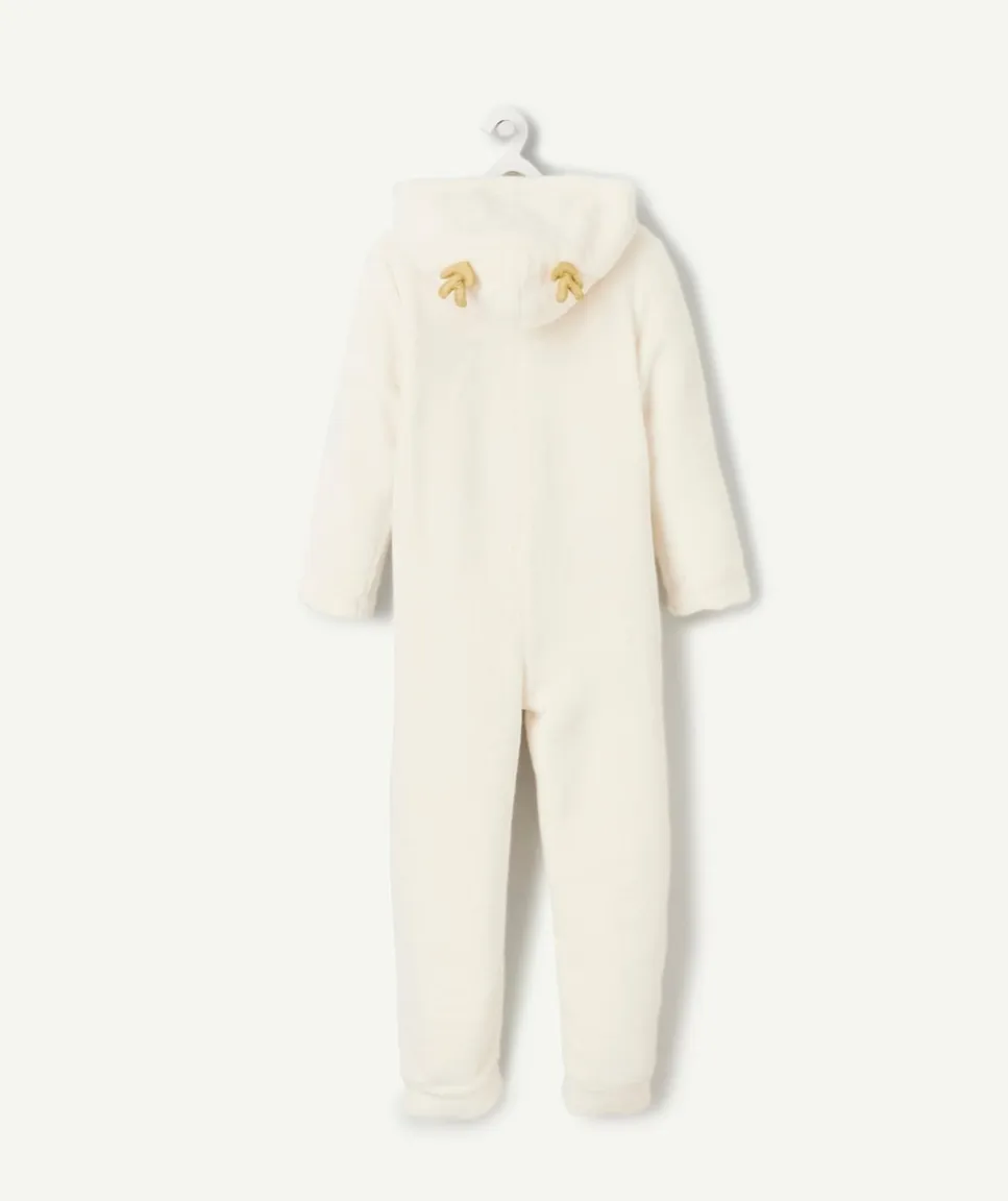 Surpyjama fille tout doux blanc petit renne