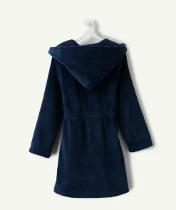 Surpyjama garçon bleu capuche