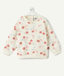 Sweat bébé fille imprimé cerises