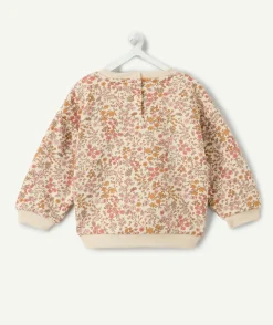 Sweat bébé fille imprimé floral