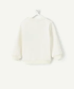 Sweat bébé garçon blanc imprimé renne