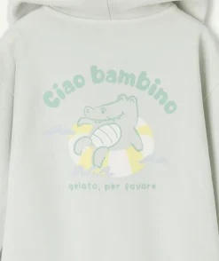 Sweat bébé garçon imprimé message