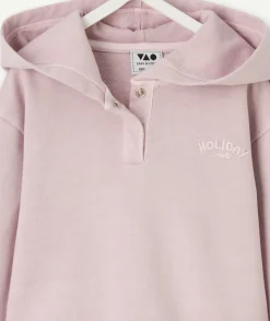 Sweat bébé garçon rose imprimé