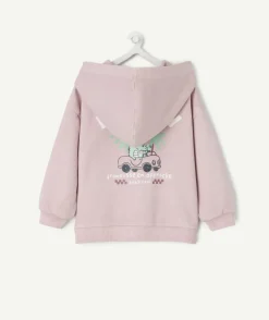 Sweat bébé garçon rose imprimé