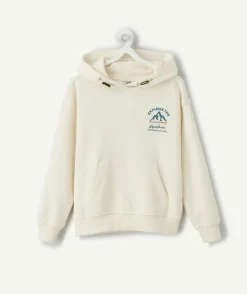 Sweat garçon écru imprimé
