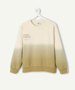 Sweat garçon droit dégradé